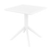 Shipley Outdoor Square 70cm Dining Table In White