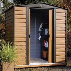 Watten Metal 6×5 Apex Shed With Floor And Assembly