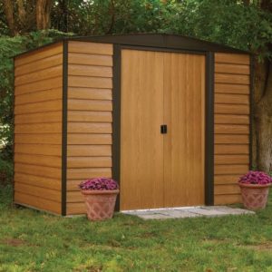 Watten Metal 8×6 Apex Shed With Floor And Assembly