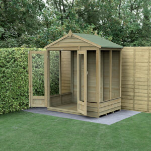 6′ x 4′ Forest 4Life 25yr Guarantee Double Door Apex Summer House (1.99m x 1.23m)