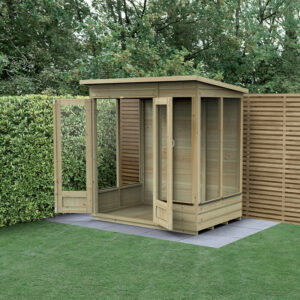 6′ x 4′ Forest Beckwood 25yr Guarantee Double Door Pent Summer House (1.98m x 1.4m)