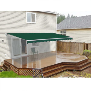 Patio Awning Green Installation Height Retractable