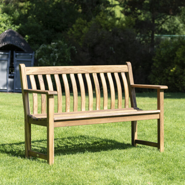 Atwater Small Wooden Garden Broadfield Bench In Natural