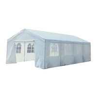 Garden 8m x 4m Marquee Wedding/Party Tent Gazebo – White