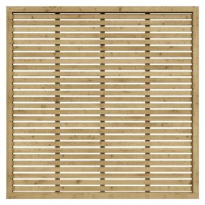 Lowestoft Wooden Garden Screen In Natural 6×4