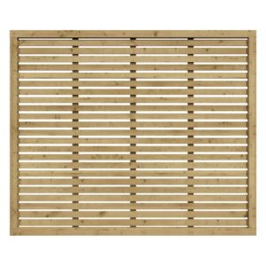 Lowestoft Wooden Garden Screen In Natural 6×5