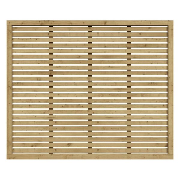 Lowestoft Wooden Garden Screen In Natural 6×5