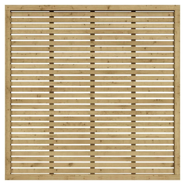 Lowestoft Wooden Garden Screen In Natural 6×6