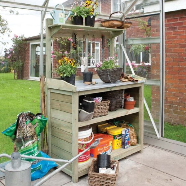 Pomeroy Wooden Garden Potting Station In Natural