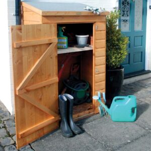 Stroden Wooden Garden Mini Storage In Honey Brown