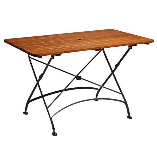 Auckland Wooden Rectangular Outdoor Dining Table In Natural